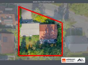 Ein großzügiges Süd-Baugrundstück mit Altbestand für Ihr neues XXL-EFH oder ihre DHH (E+1+D)