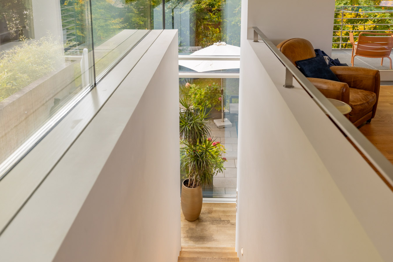 Glas und Licht - ich lasse die Natur mein Gast sein.